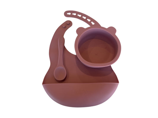 L’ensemble ourson framboise